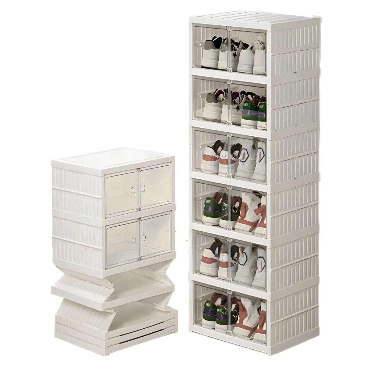 GENERICO - ORGANIZADOR DE ZAPATOS 6 NIVELES DOBLE PLEGABLE