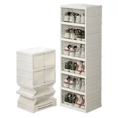 GENERICO - ORGANIZADOR DE ZAPATOS 6 NIVELES DOBLE PLEGABLE