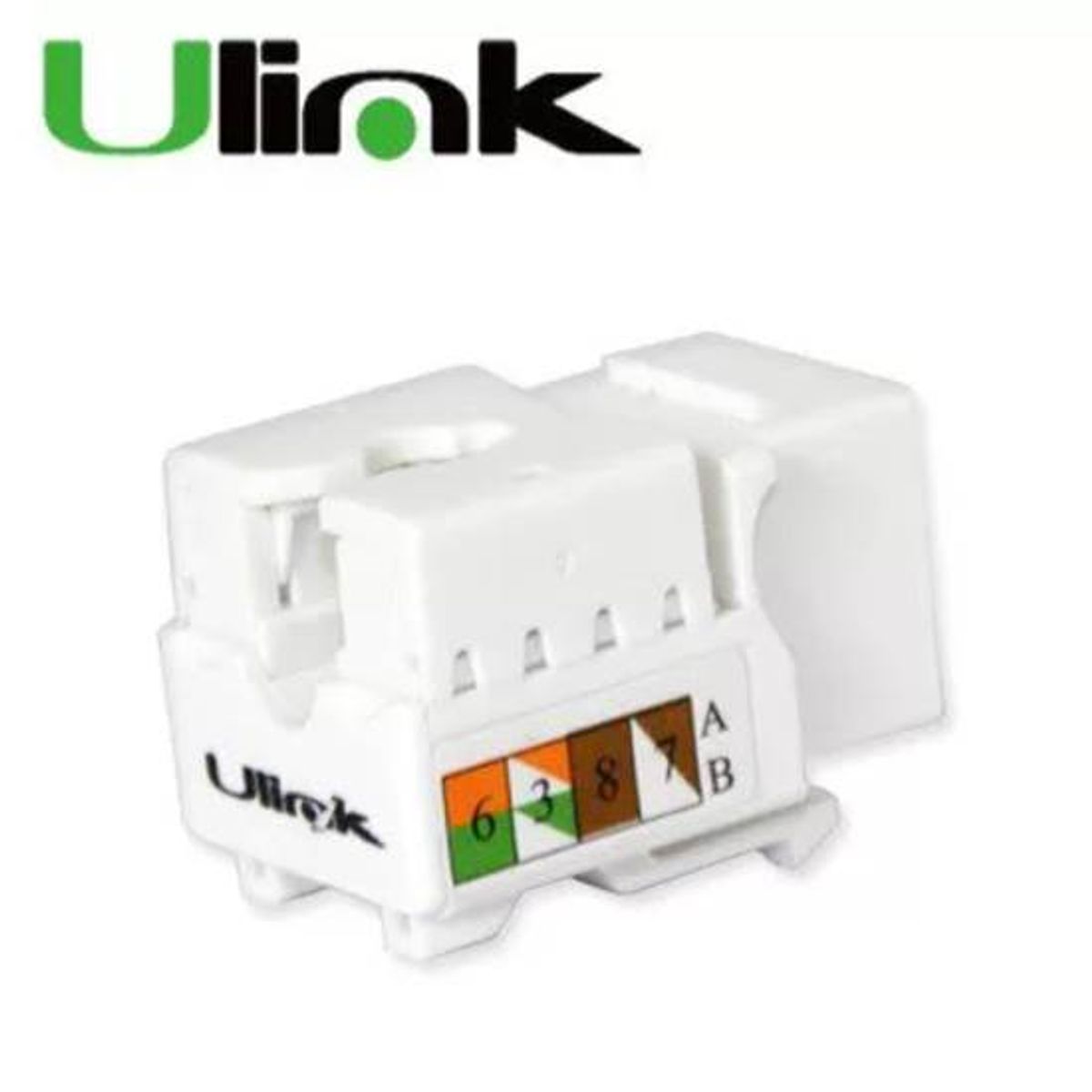 ULINK - Modulo Rj45 Cat5e De Red Jack Keystone Para Tapa Muro