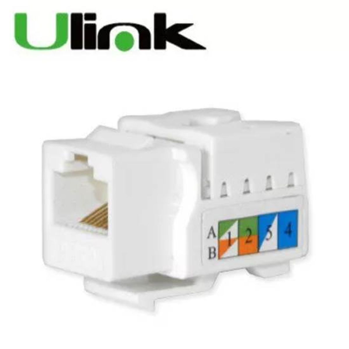 ULINK - Modulo Rj45 Cat5e De Red Jack Keystone Para Tapa Muro