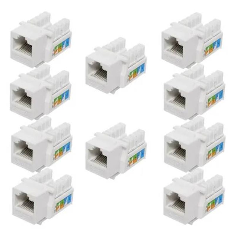 ULINK - Pack De10 Modulos Rj45 Cat5e De Red Jack Keystone