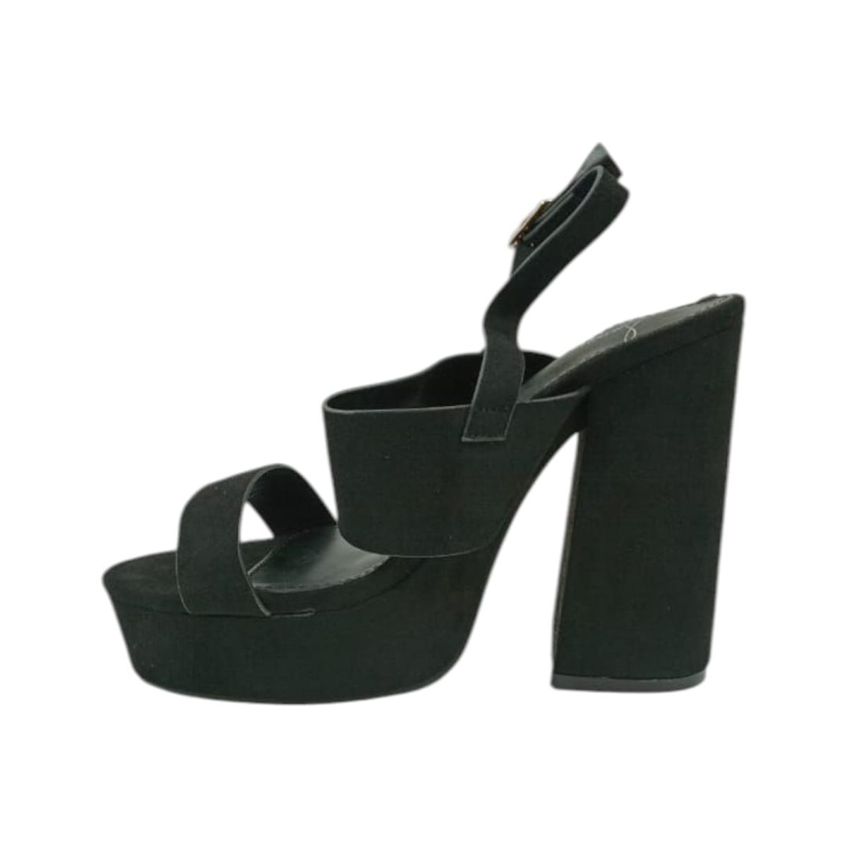 HERIEL - Sandalia Negra Plataforma Mujer