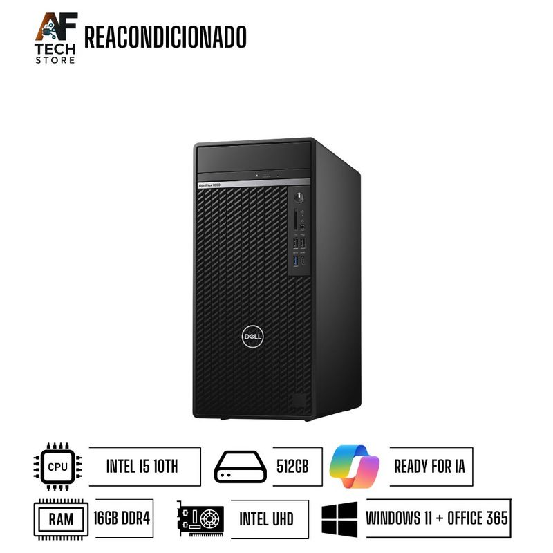 DELL - Computador Dell Optiplex 7090 Performance (Windows 11-Office 365)Reacondicionado