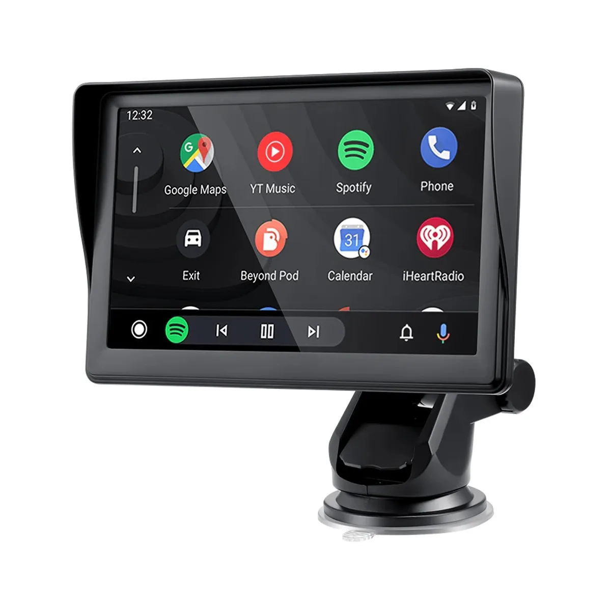 GENERICO - Pantalla Portátil Apple Carplay  Android Auto Inalámbrico