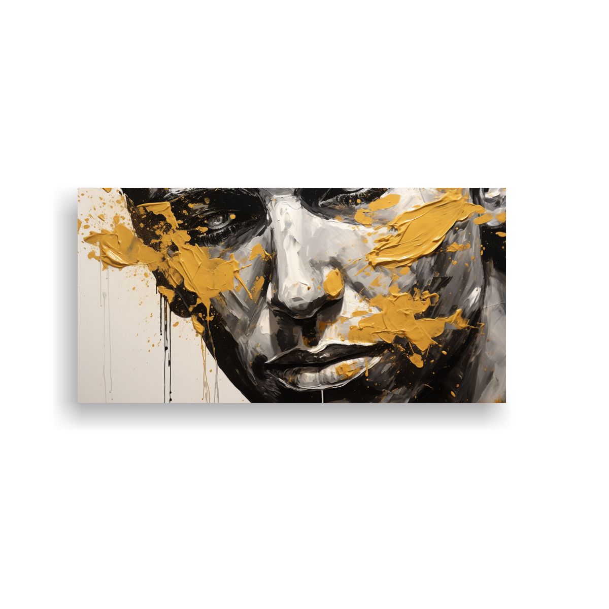 GENERICO - Pintura Lienzo Mágico Contornos Faciales Y 120x60 Cm