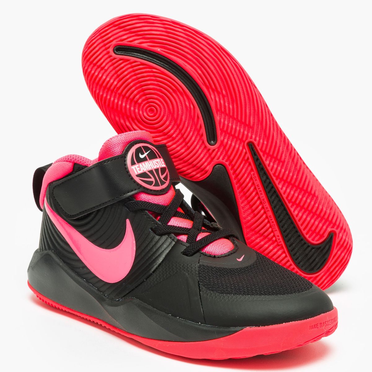 NIKE - Team Hustle D9 Zapatilla Deportiva Niño Negra