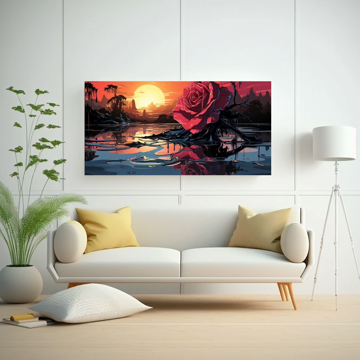 GENERICO - Cuadro De Lienzo En Movimiento Para Decorar 140x70 Cm