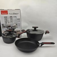 Juego de Ollas Antiadherentes 3 Piezas