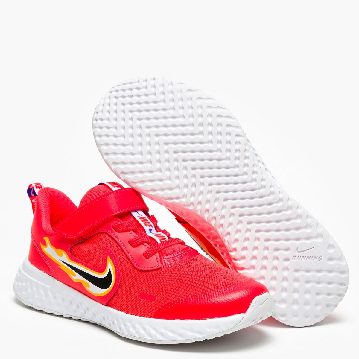 NIKE - Revolution 5 Fire Zapatilla Running Niño Roja