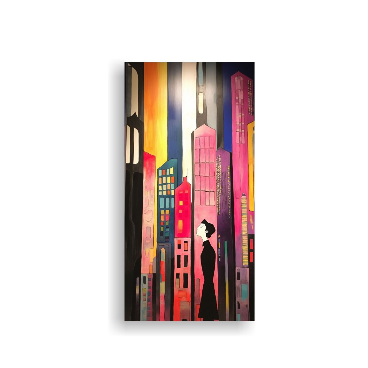 GENERICO - Pintura De Mujeres Dibujando En Exposición De 70x140 Cm