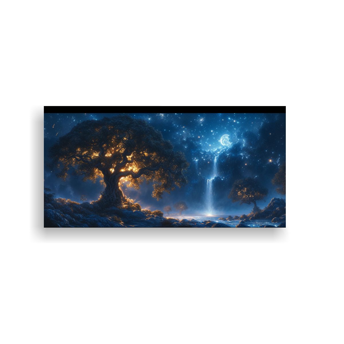 GENERICO - Paisaje Surrealista Elegante Con árboles 120x60 Cm