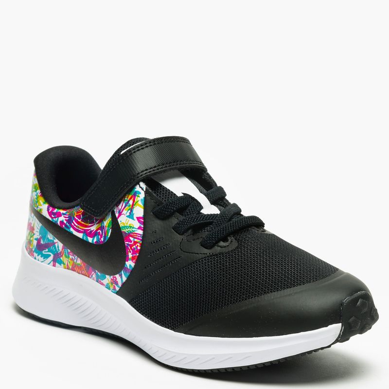 NIKE - Star Runner 2 Fable Zapatilla Urbana Niña Negro (26.5 a 34) Nike