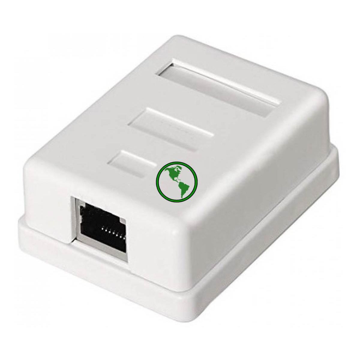 ULINK - Pack 10 Rosetas Rj45 Cat5e Utp Ponchable Con Modulo Interno Ulink