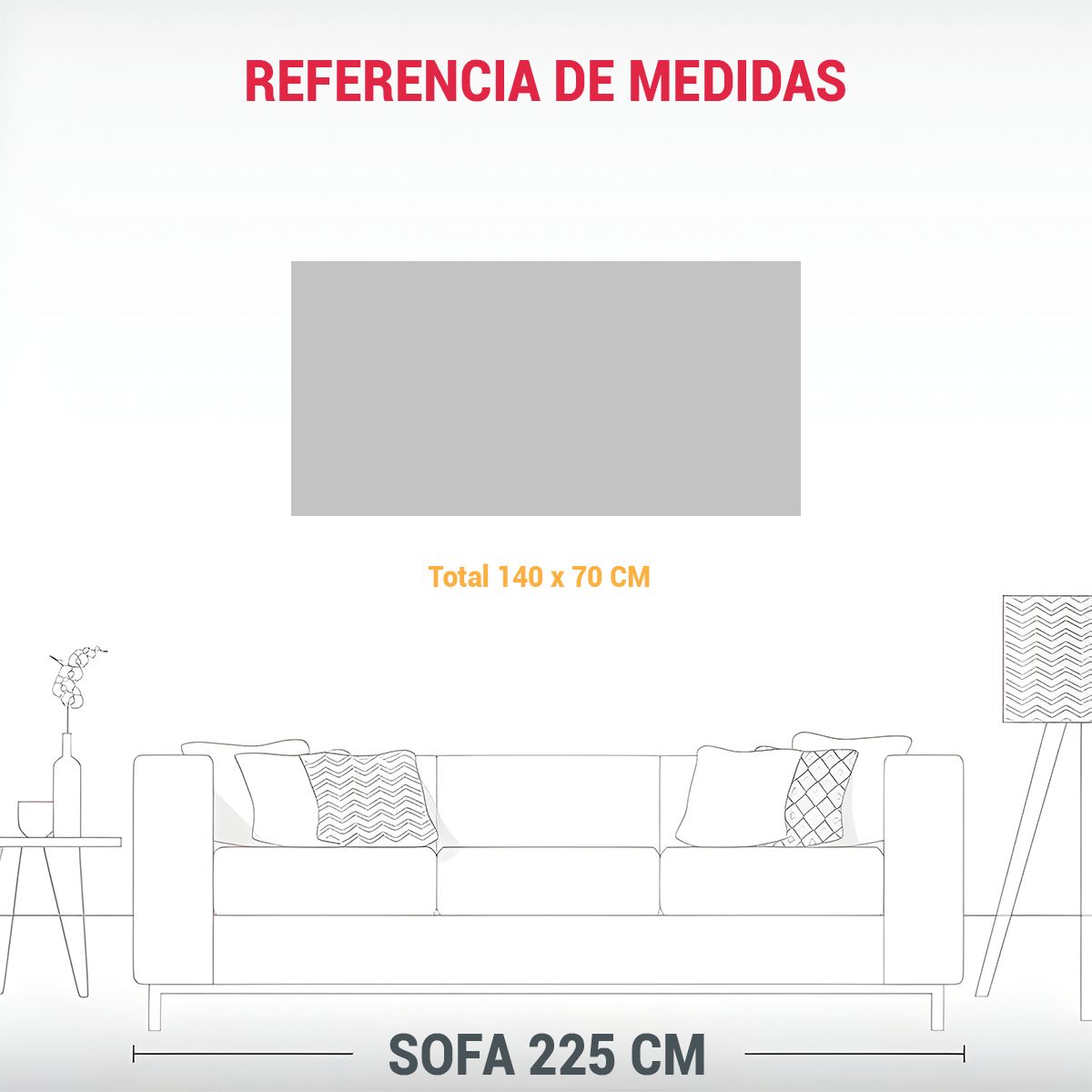 GENERICO - Cuadro Líneas Finas Pigs In White Y Gold Neo Pop 140x70 Cm