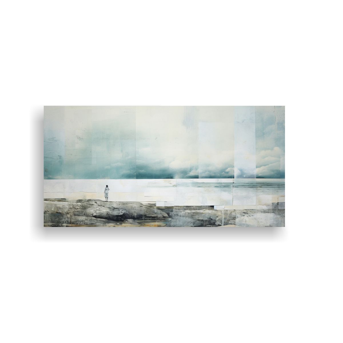GENERICO - Pintura Canva Tela Sublimada Impactante Blanco 140x70 Cm