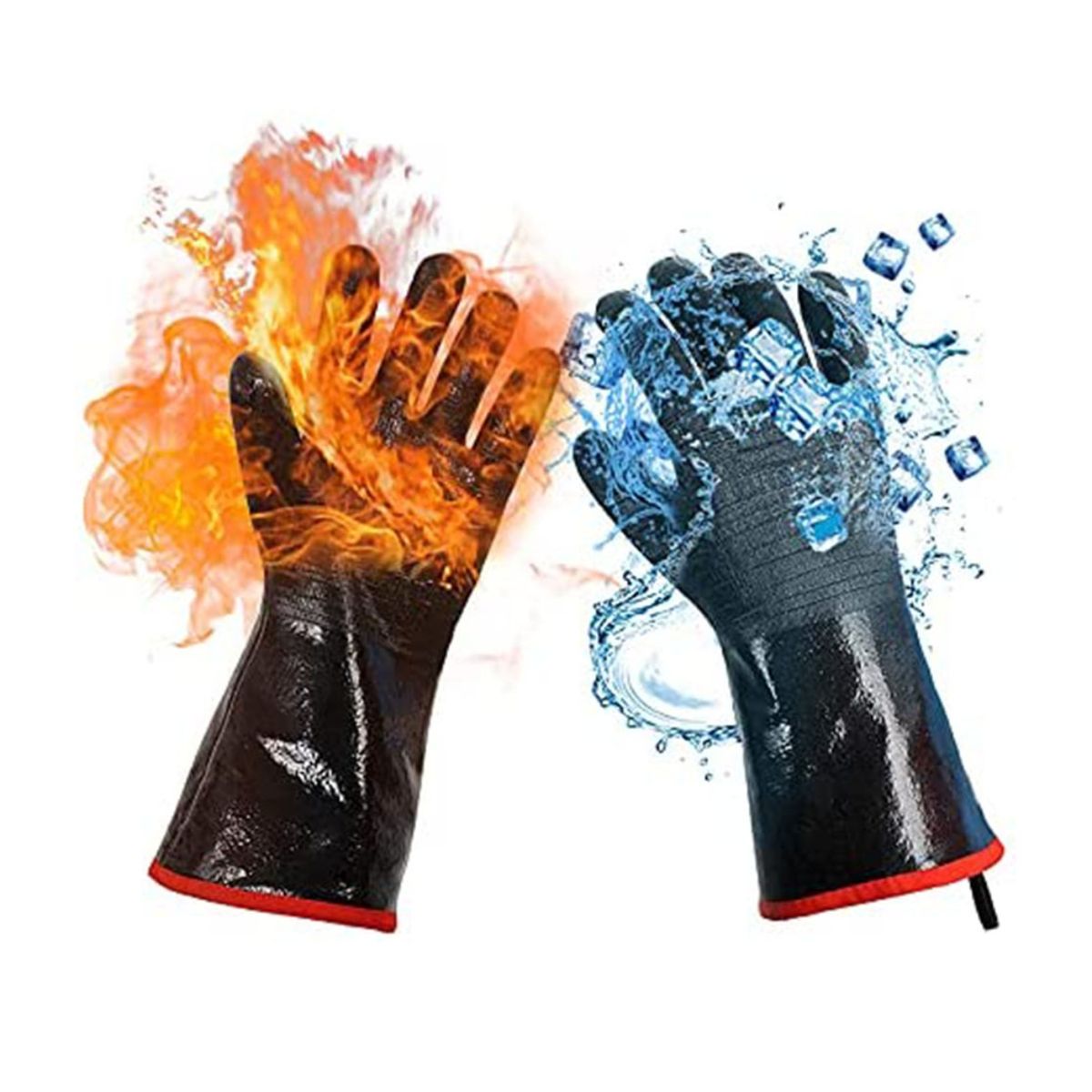 KINDA NICE - 500°c Guantes Alta Temperatura Cocina Hornos Asado Parrilla