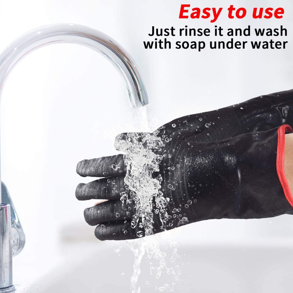 KINDA NICE - 500°c Guantes Alta Temperatura Cocina Hornos Asado Parrilla