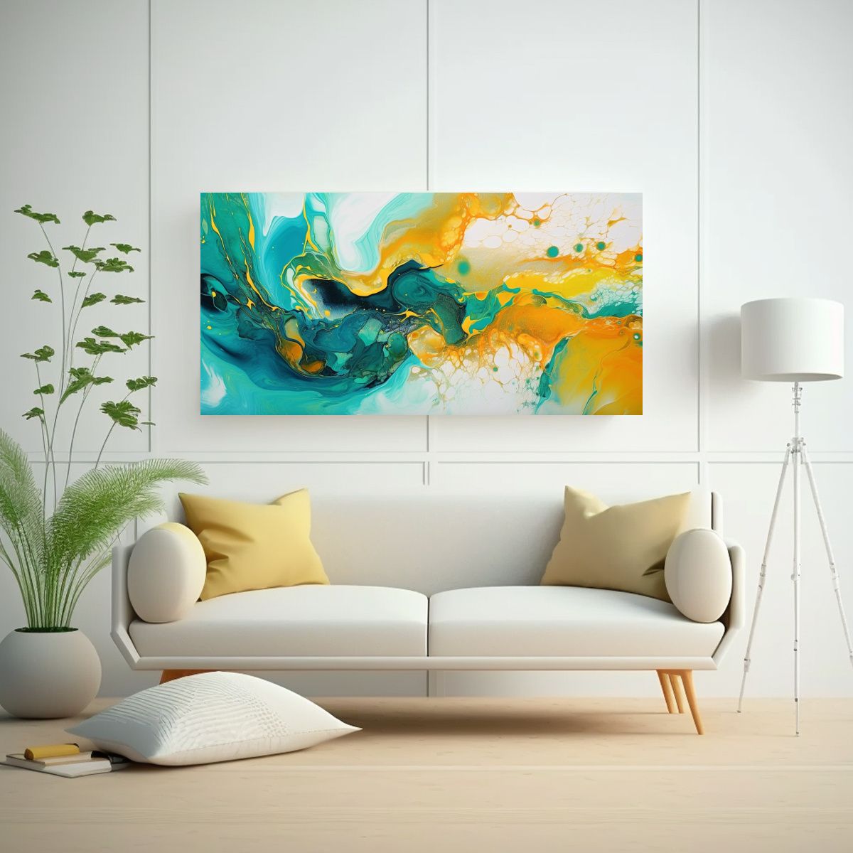 GENERICO - Pintura Creativa De Arte De Pared Con Técnica 120x60 Cm