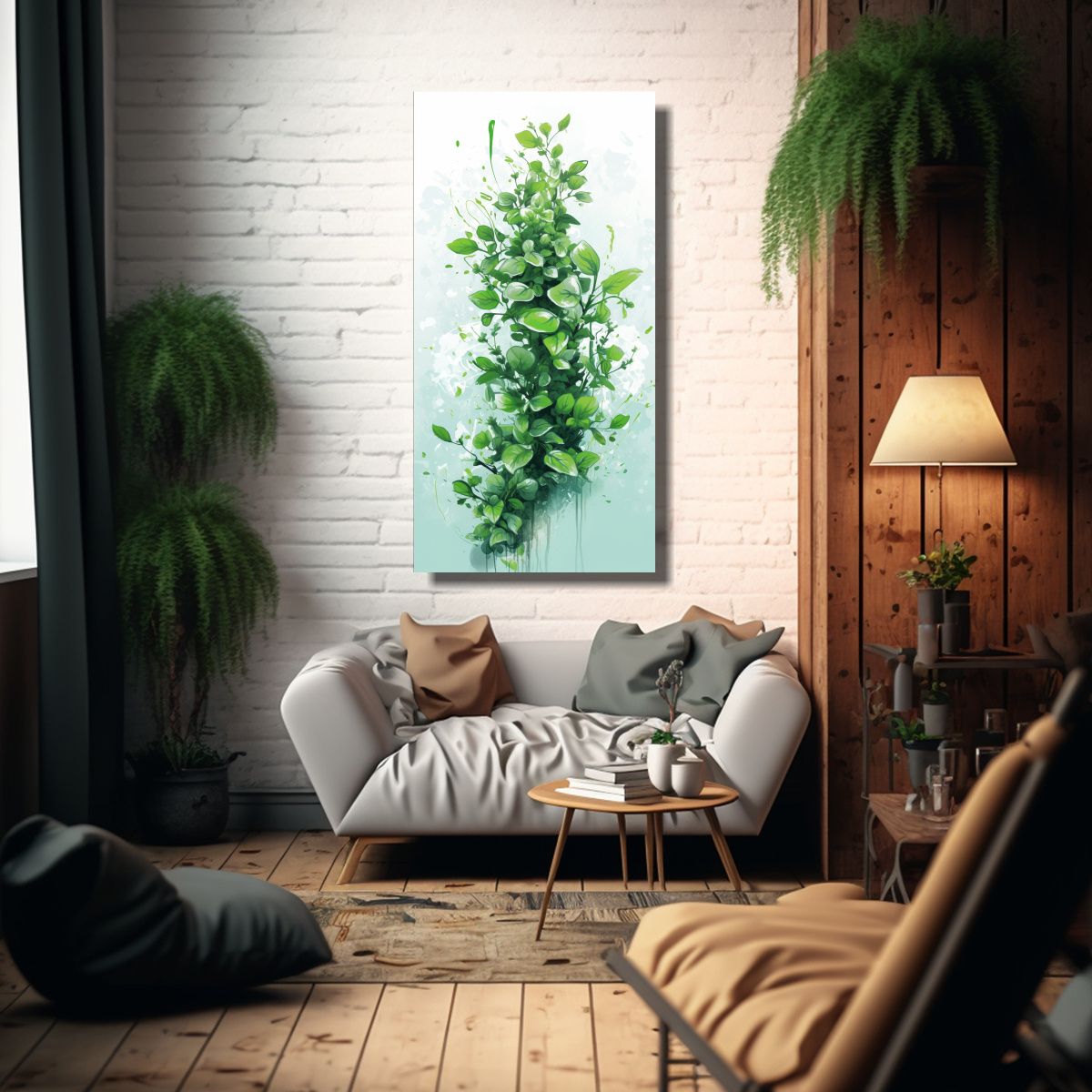 GENERICO - Pinturas Decorativas De Lienzo Abstracto Duradero 70x140 Cm