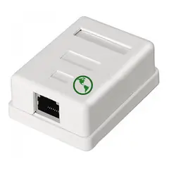 ULINK - Pack 20 Rosetas Rj45 Cat6 Utp Ponchable Con Modulo Interno