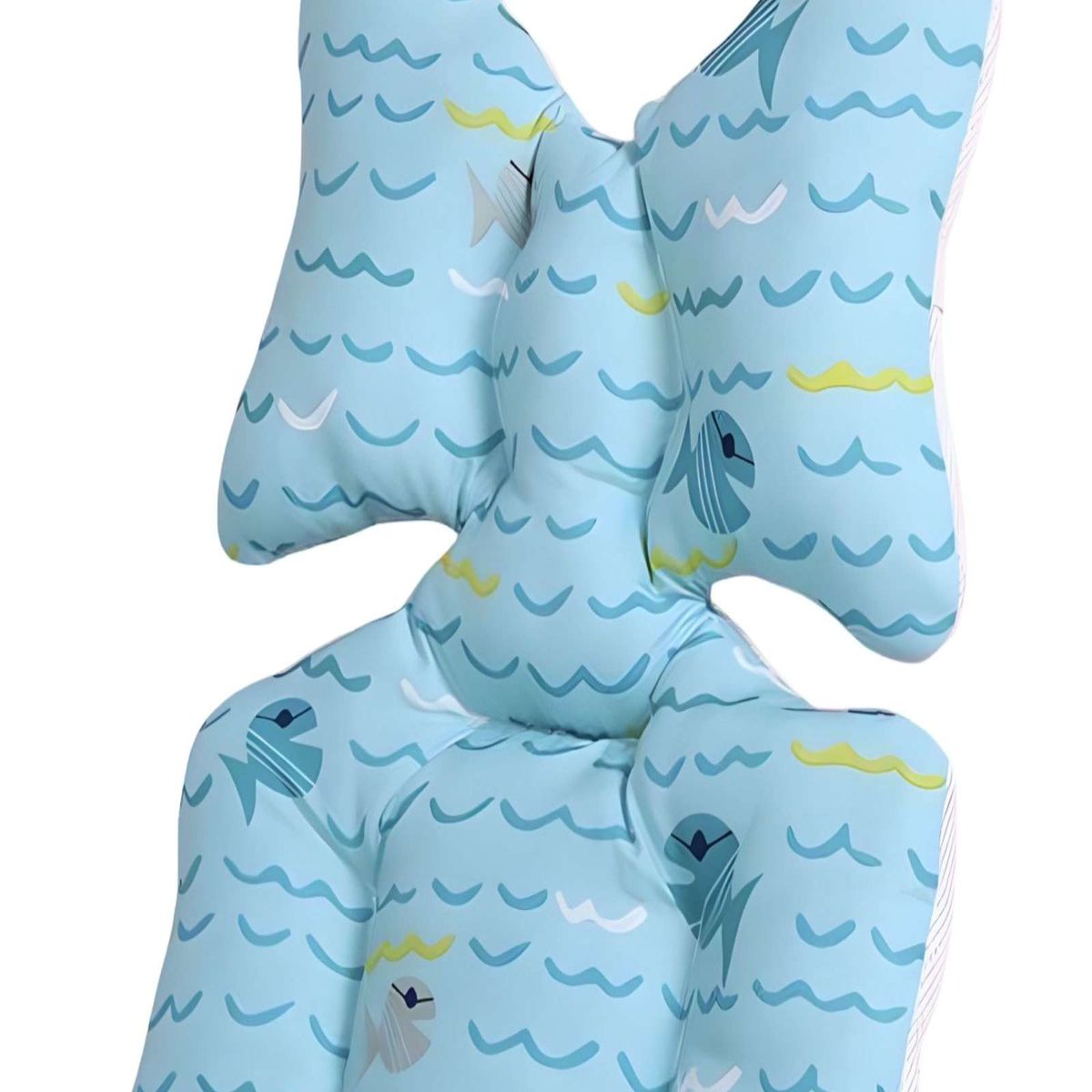 GENERICO - Cojin bebe acolchado para Coches o silla de Autos Celeste