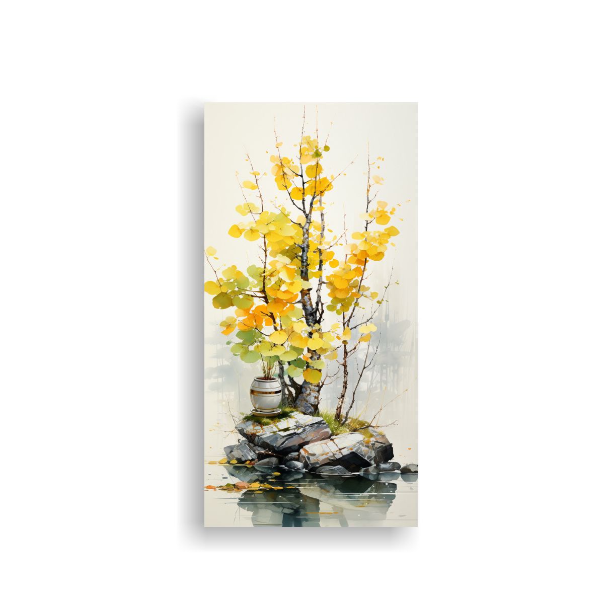 GENERICO - Cuadro Abstracto Resistente A Los Colores 70x140 Cm