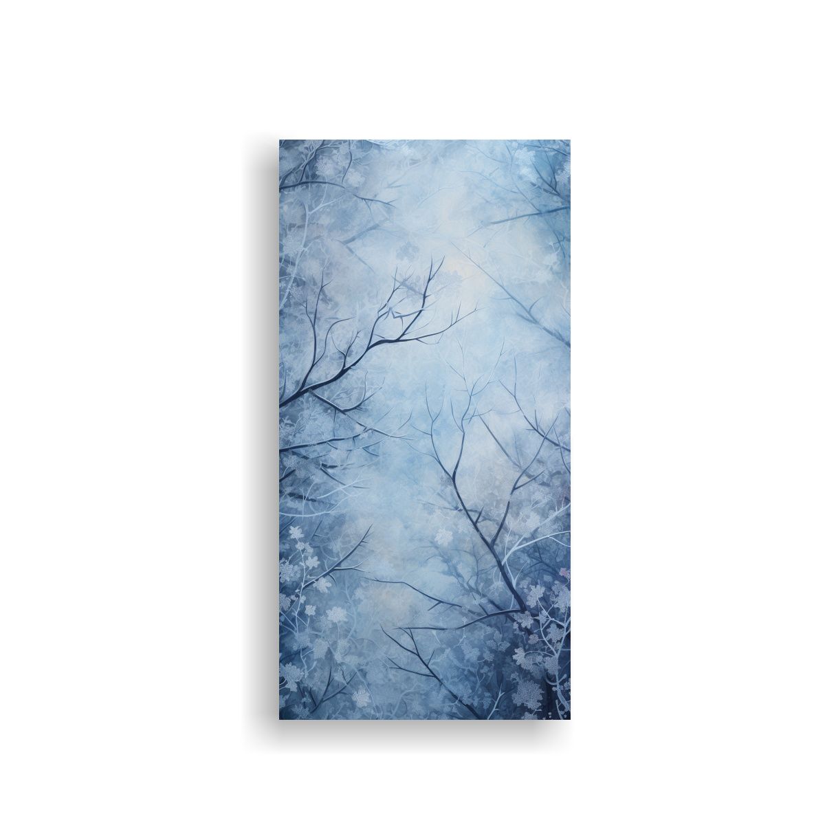 GENERICO - Cuadro Abstracto De Dibujo De Simetría Susurros 70x140 Cm