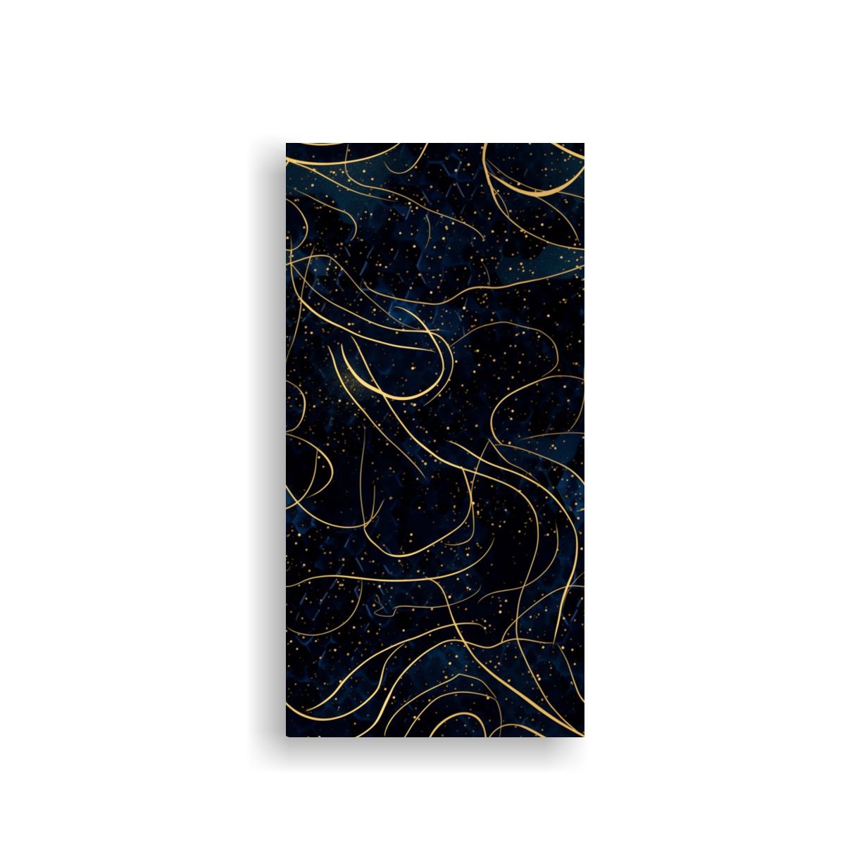 GENERICO - Lienzo Expresión Fantástico En Azul Oscuro 70x140 Cm