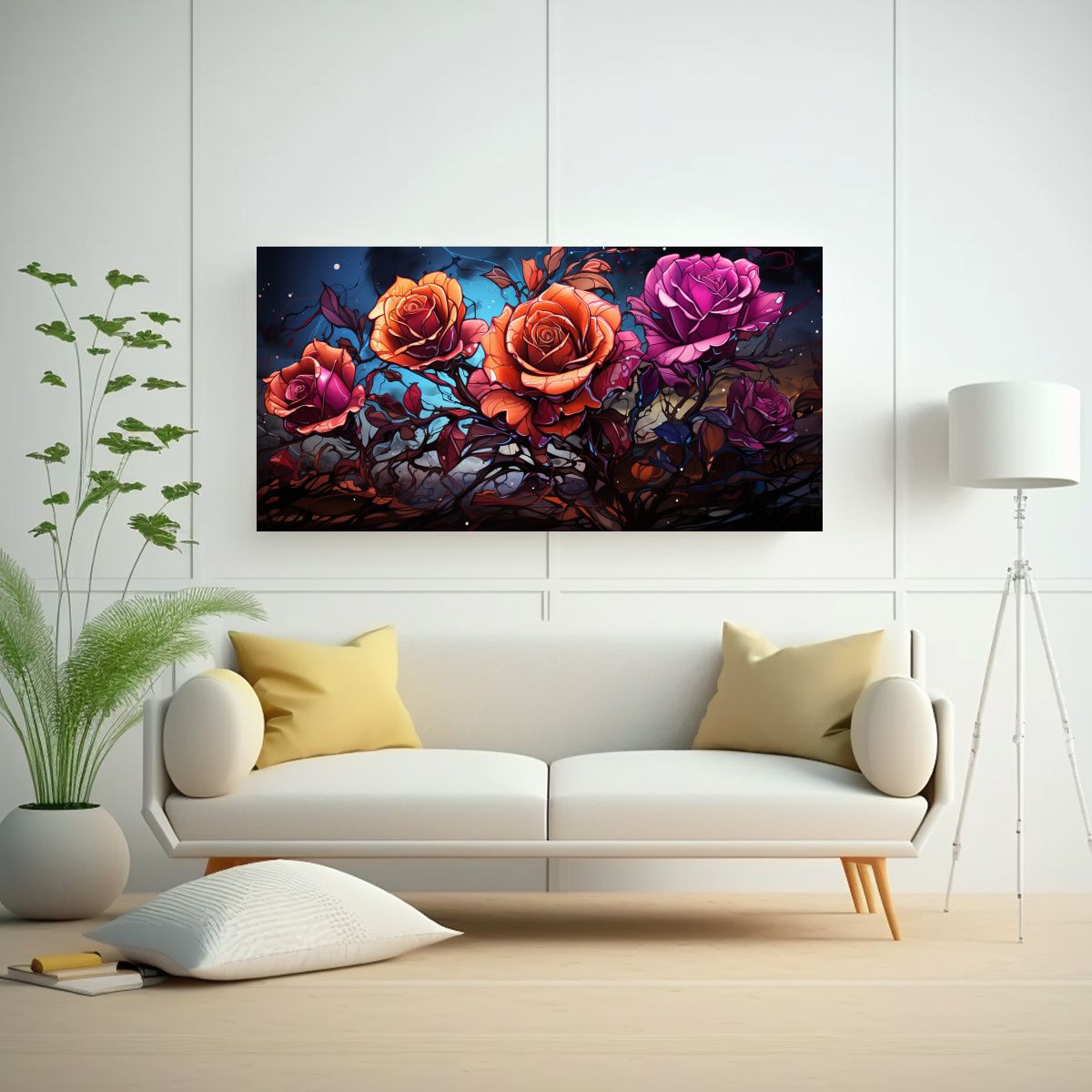 GENERICO - Arte Inspirador Pinturas Decorativas Estilo 140x70 Cm
