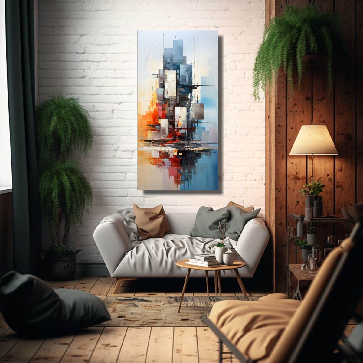 GENERICO - Pinturas Decorativas Impresionistas De Alta 70x140 Cm