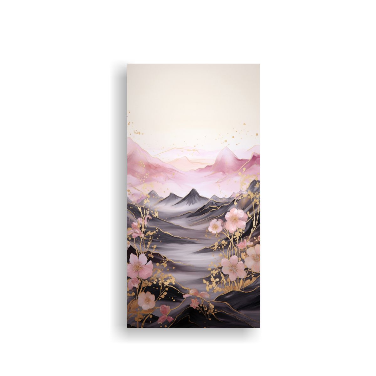 GENERICO - Cuadro Inspiración Interiores Paisaje Montañoso 70x140 Cm