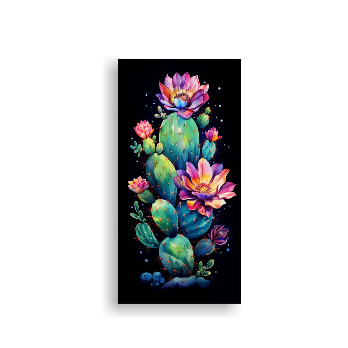 GENERICO - Pinturas Decorativas De Cactus En Colores 70x140 Cm