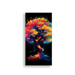 GENERICO - Pintura Decorativa De Composición Dibujo Adorno 70x140 Cm