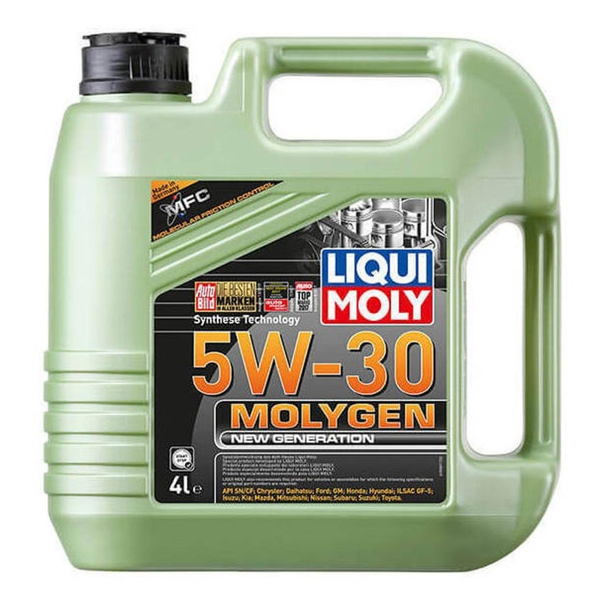LIQUI MOLY - Aceite Para Motor Liqui Moly Molygen Full Sintético 5w-30 4l