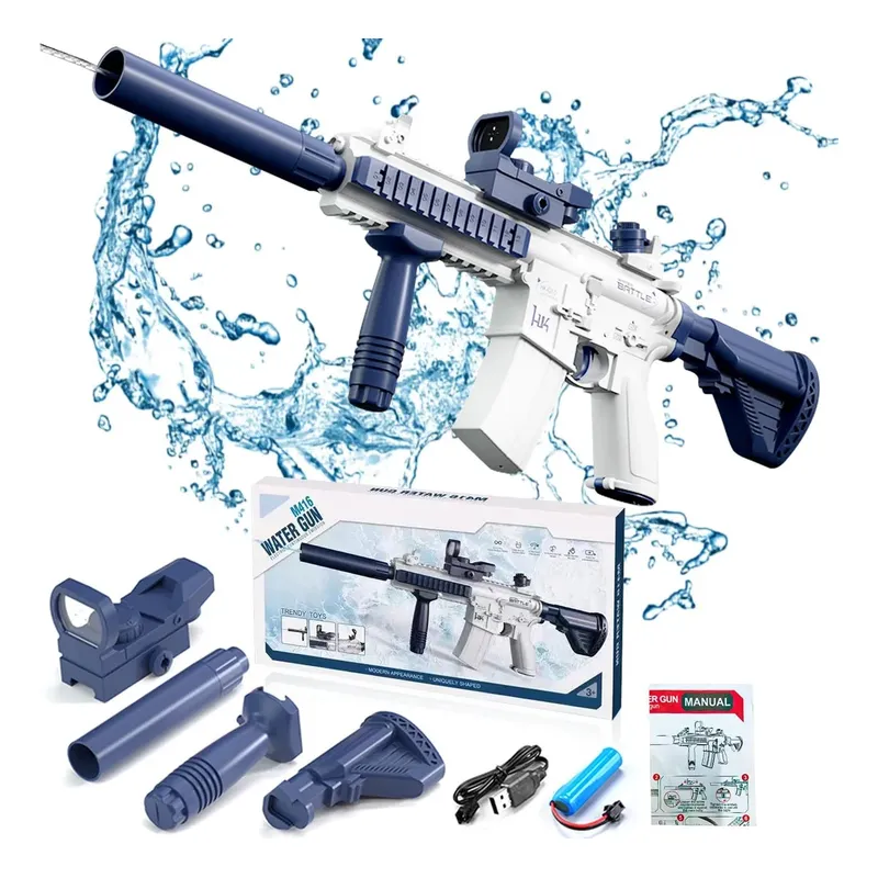 KINDA NICE - Pistola De Agua Eléctrica De Juguete Para Niños M416