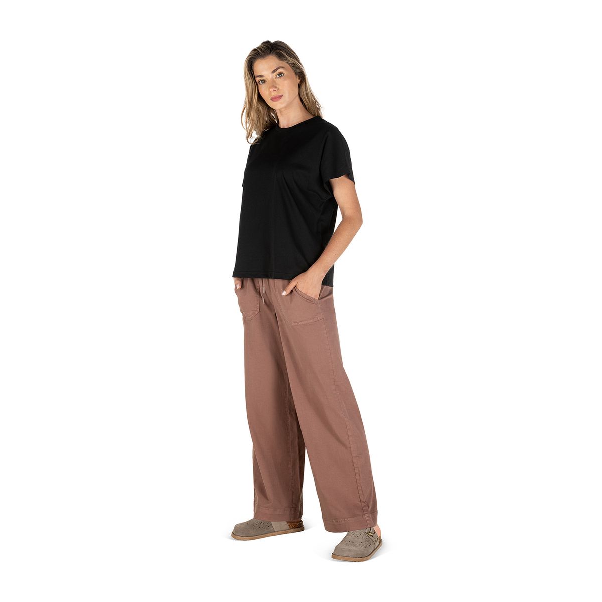 PANAMA JACK - Pantalón Mujer Wide Leg W046 Panama Jack