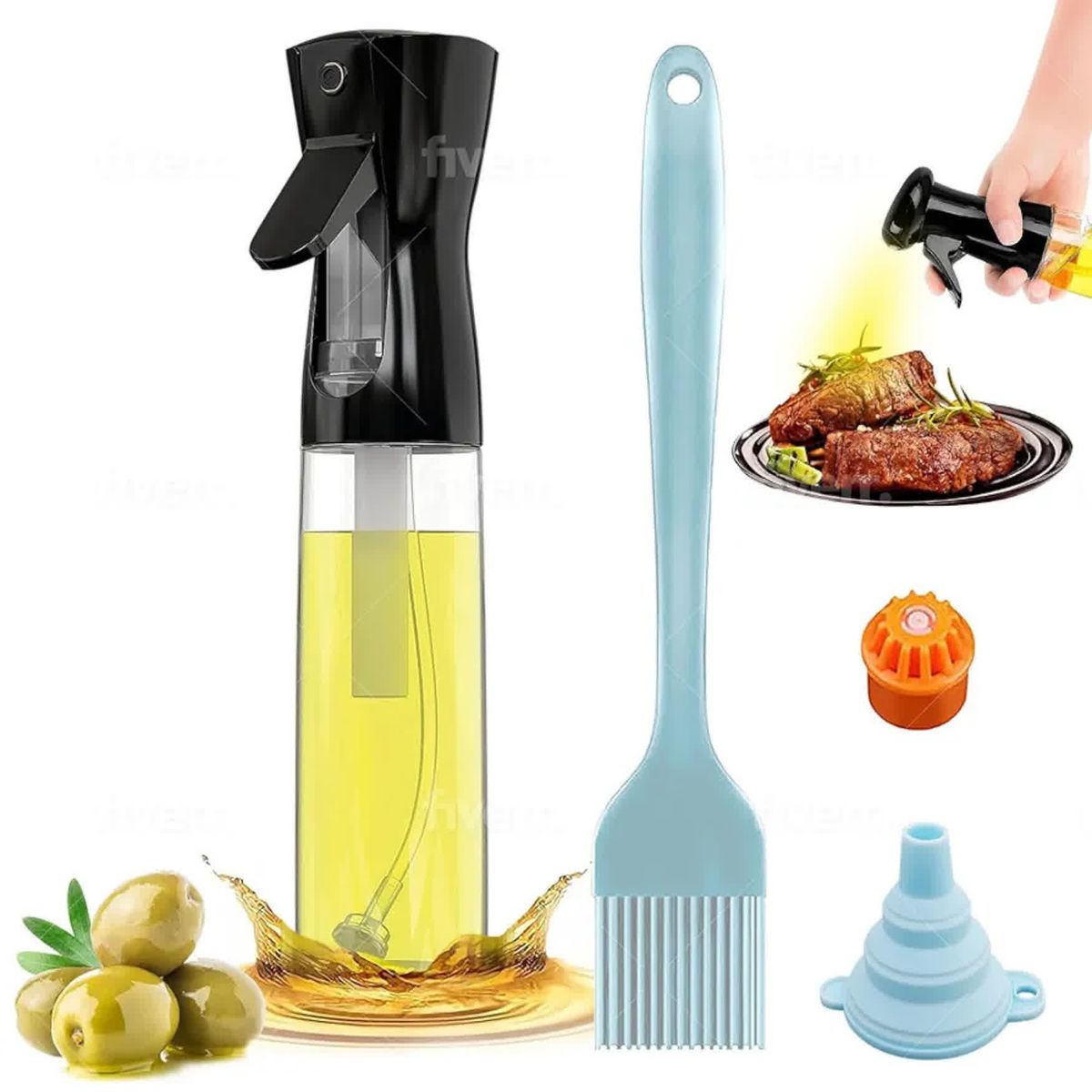 MOVI - PULVERIZADOR ACEITE. SPRAY ACEITE COCINA 300 ML.