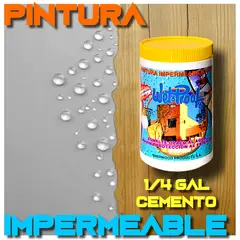 WETPROOF - PINTURA IMPERMEABILIZANTE MADERA EXTERIOR ESMALTE CEMENTO WETCO 1-4 GL