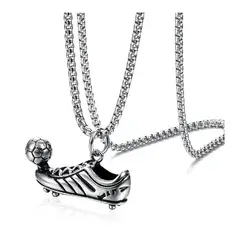 GENERICO - Collar De Futbol Balon Y zapato Hombre Moda Masculina Royal Madriz