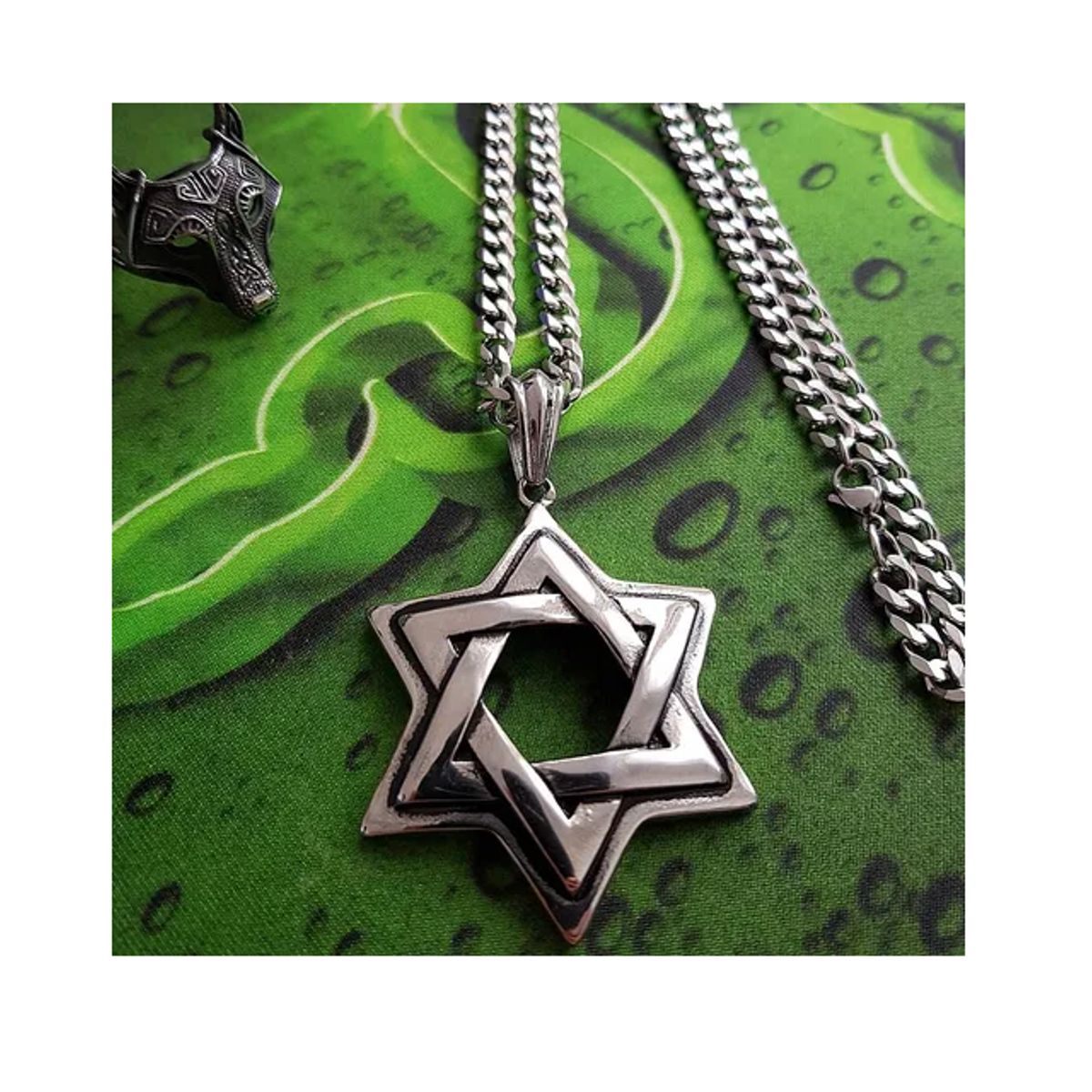 GENERICO - Collar Estrella De David Acero Quirurgico Hombre Moda Royal Madriz