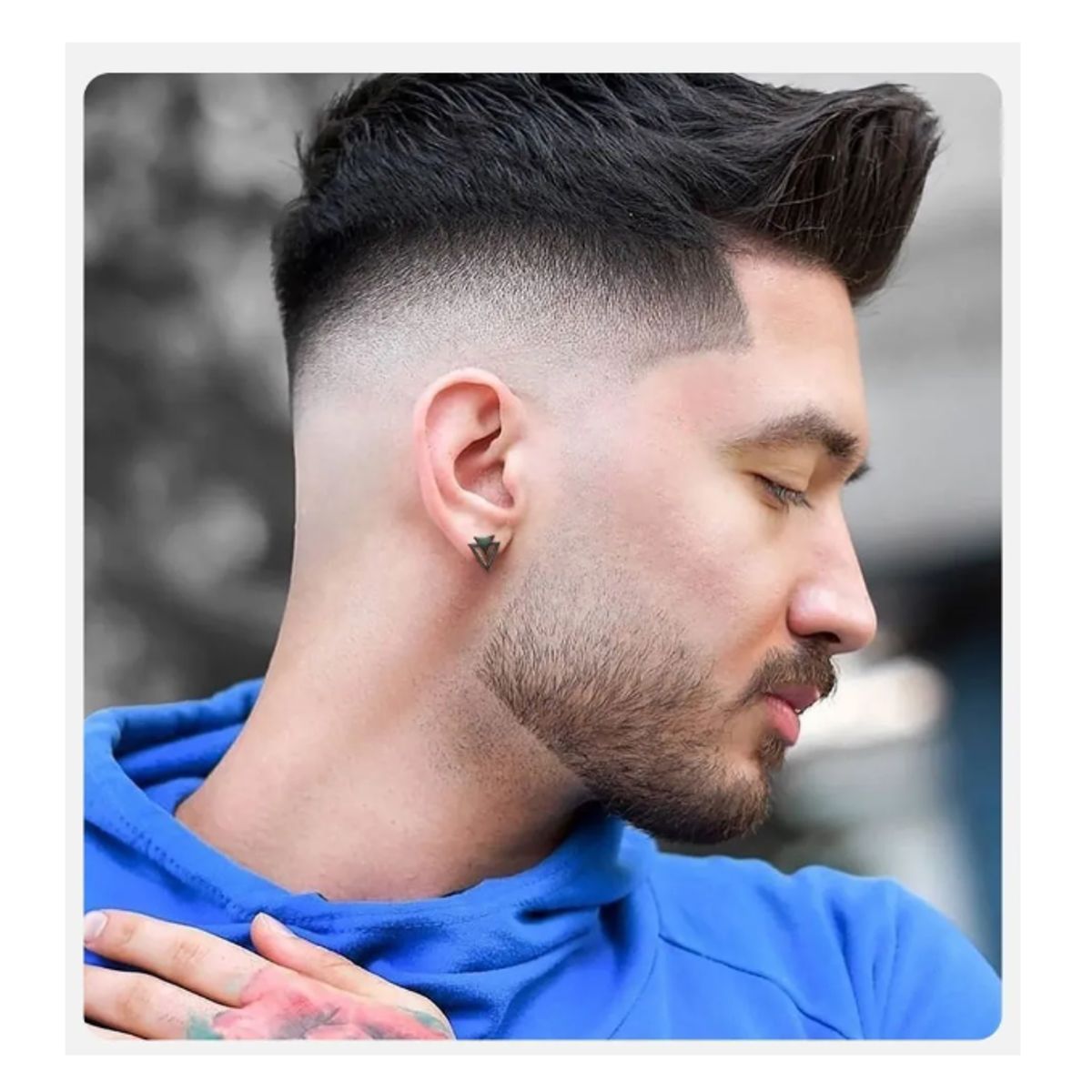 GENERICO - Aros Triangulo Punta Flecha Punk Hombre Mujer Earing Moda Royal Madriz
