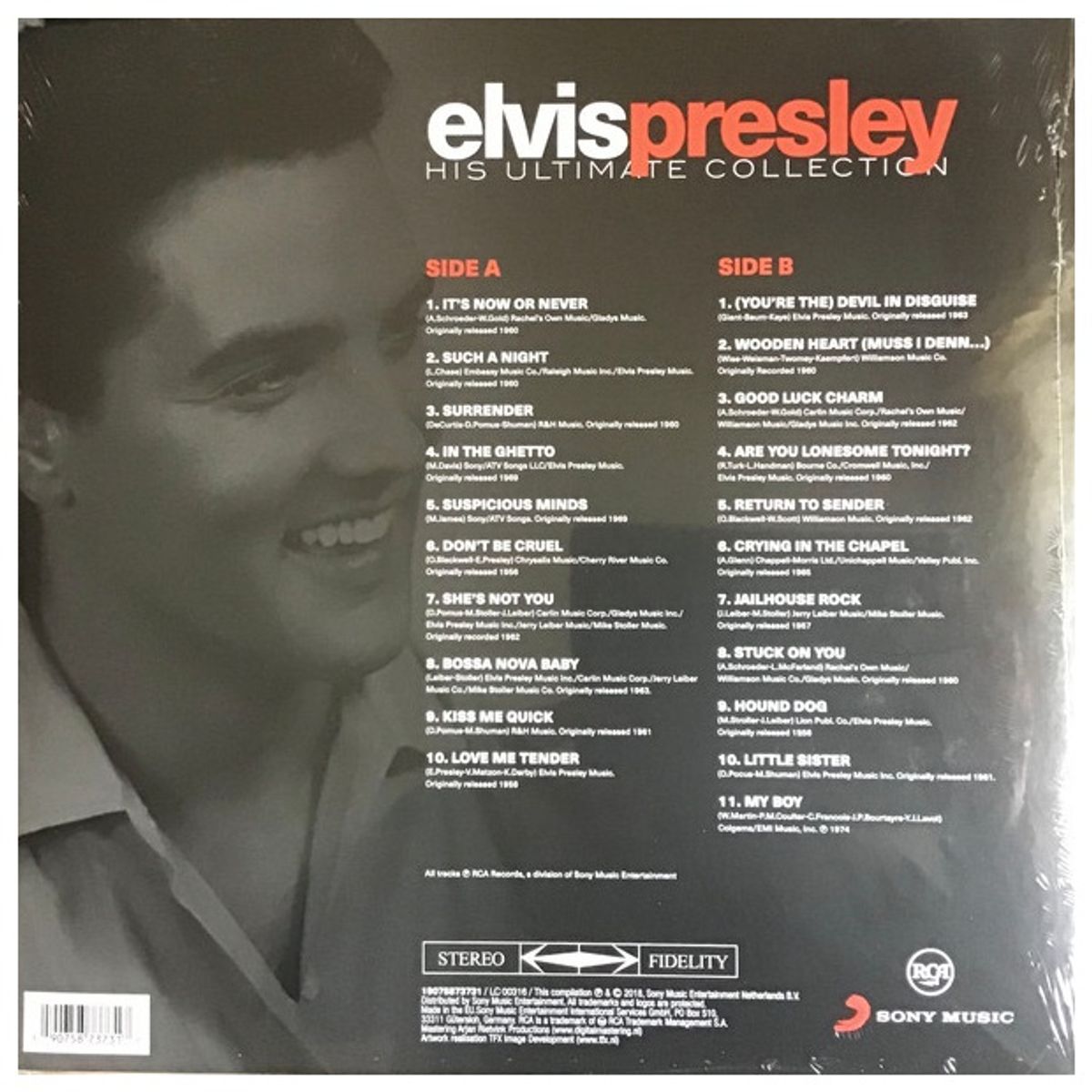 GENERICO - ELVIS PRESLEY - HIS ULTIMATE COLLECTION/ VINILO