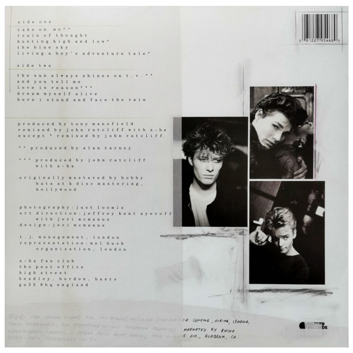 GENERICO - A-HA - HUNTING HIGH AND LOW / VINILO