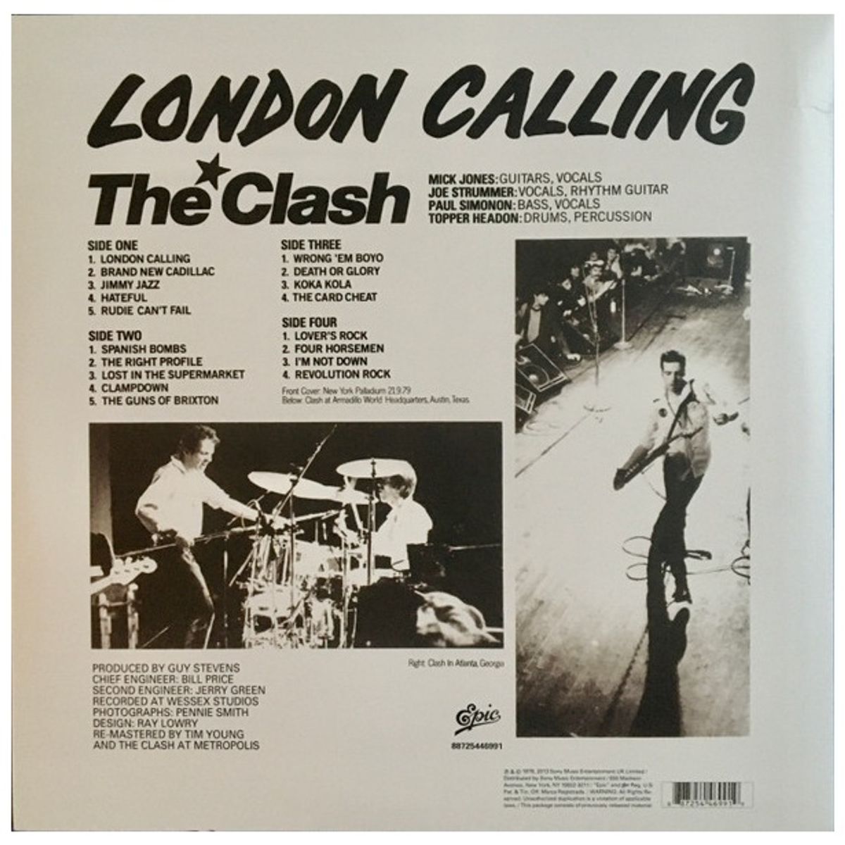 GENERICO - CLASH - LONDON CALLING (2LP) / VINILO
