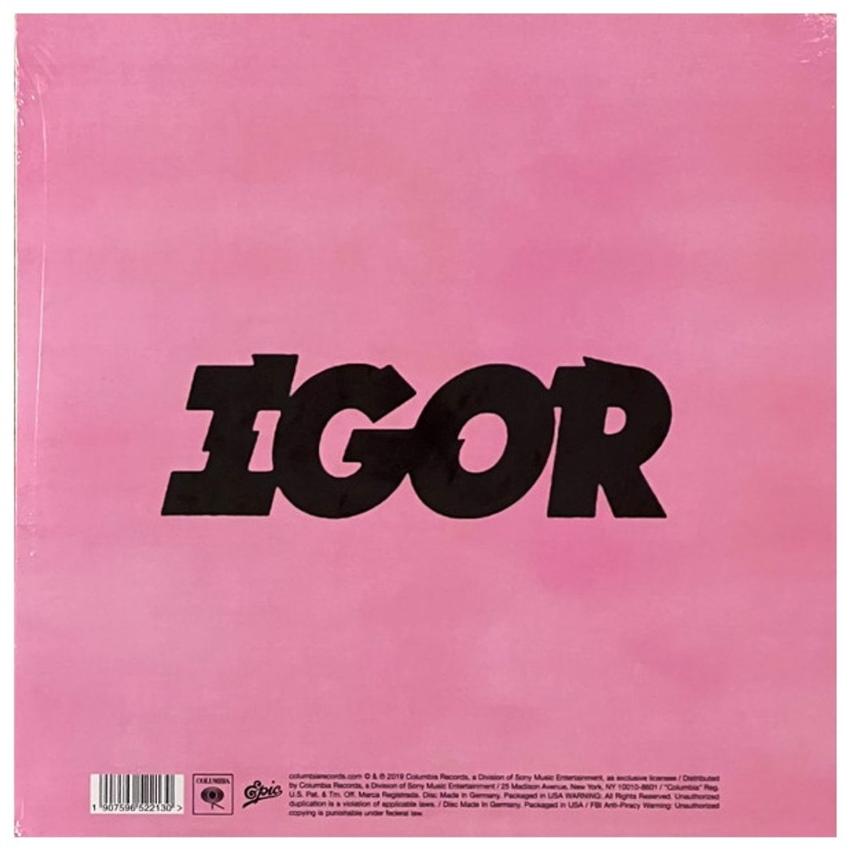 GENERICO - TYLER THE CREATOR - IGOR / VINILO