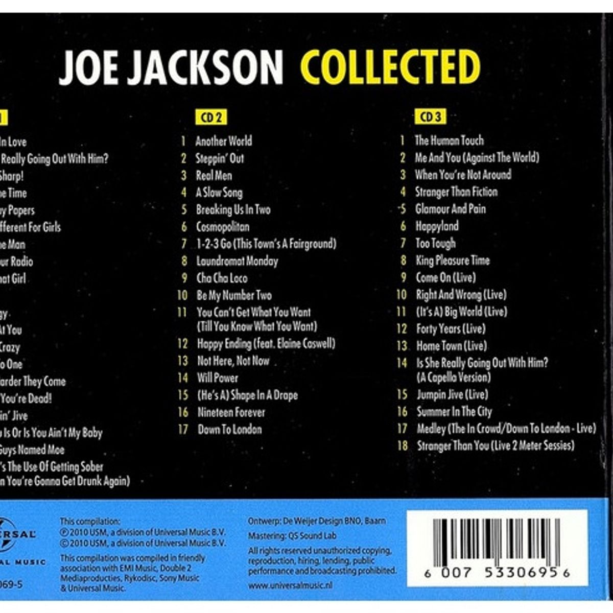GENERICO - JOE JACKSON - COLLECTED (3CD)/ CD