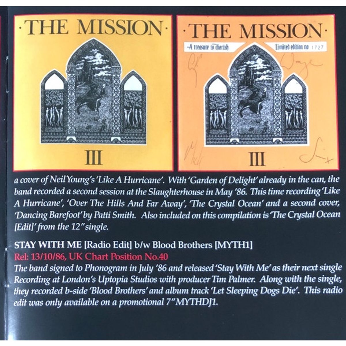 GENERICO - MISSION UK - SINGLES A'S $ B'S (2CD) / CD