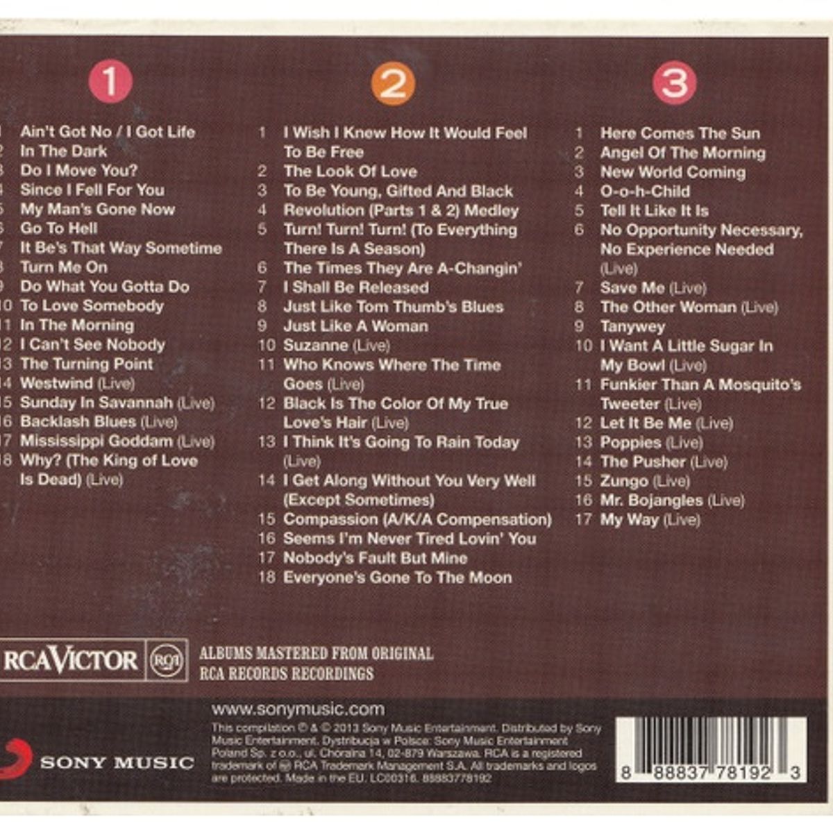 GENERICO - NINA SIMONE - THE REAL NINA SIMONE (3CD) / CD