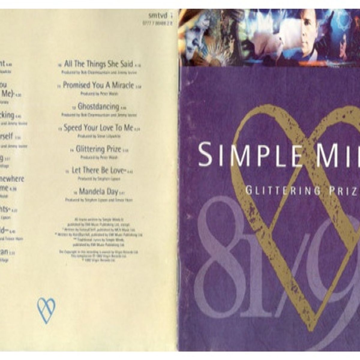 GENERICO - SIMPLE MINDS - GLITTERING PRIZE 81/92/ CD