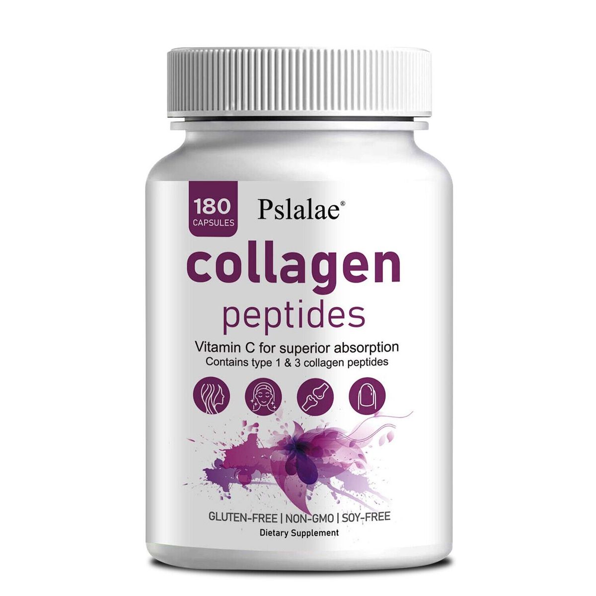 NUTREX RESEARCH - Colageno Hidrolizado Peptidos 1200mg Vitamina C Y E 180 Caps